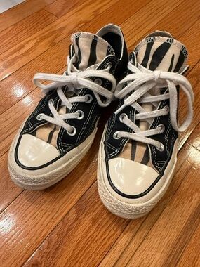 Converse Chunk Taylor 70 Zebra Print Low-Top